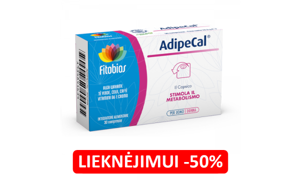 ADIPECAL svorio kontrolei (lieknėjimui -50%)