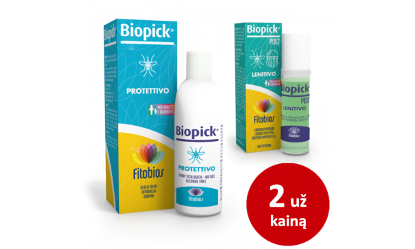 BIOPICK purškalas nuo uodų + BIOPICK POST nuo įkandimų