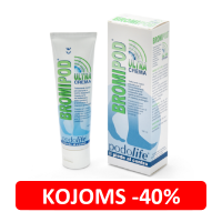 BROMIPOD kremas prakaituojančioms kojoms BROMIPOD kremas prakaituojančioms kojoms