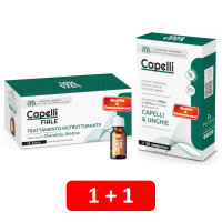 CAPELLI buteliukai plaukams + CAPELLI tabletės plaukams (2 pakuotės už 14.90 EUR) CAPELLI buteliukai plaukams + CAPELLI tabletės plaukams (2 pakuotės už 14.90 EUR)
