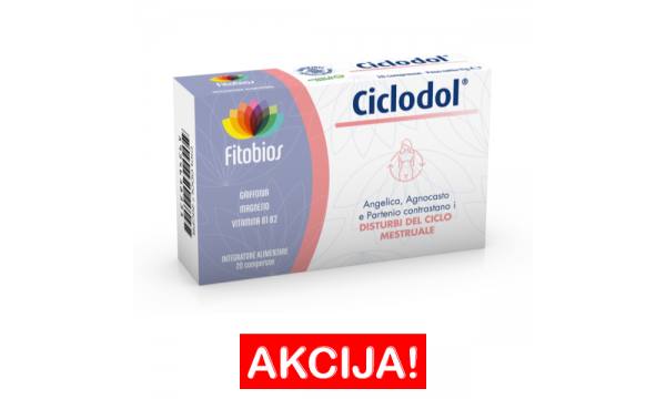 CICLODOL menstruaciniam ciklui (PMS palengvinimui)