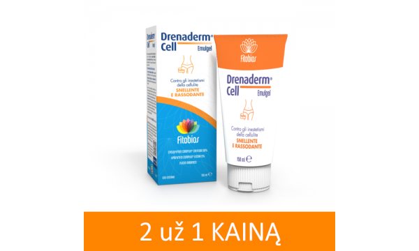 DRENADERM CELL emulgelis 150 ml (2 pakuotės už 28.50 EUR)