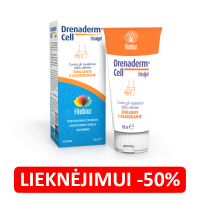 DRENADERM CELL odą stangrinantis emulgelis (lieknėjimui -50%)