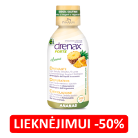DRENAX FORTE ANANAS 300 ml detoksikacijai ir skysčių šalinimui (lieknėjimui -50%)