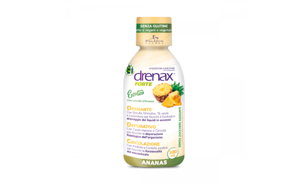 DRENAX FORTE ANANAS 300 ml detoksikacijai ir skysčių šalinimui *