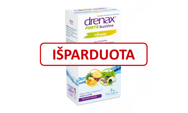 DRENAX FORTE ANANAS 15 paketėlių detoksikacijai ir skysčių šalinimui * DRENAX FORTE ANANAS 15 paketėlių detoksikacijai ir skysčių šalinimui *