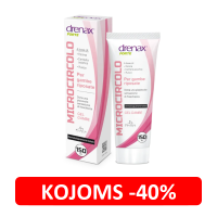 DRENAX FORTE venotoninis gelis kojoms DRENAX FORTE venotoninis gelis kojoms