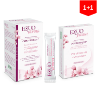 EQUOPAUSA moterims + EQUODONNA su bioaktyviu kolagenu (2 pakuotės už 29.90 EUR)