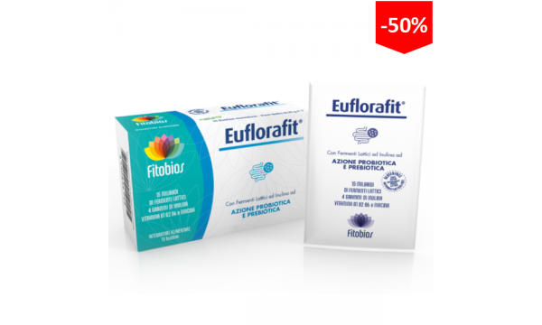 EUFLORAFIT 15 milijardų lacto ir bifido bakterijų