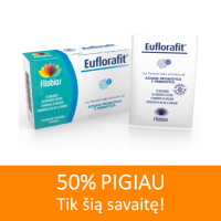 EUFLORAFIT 15 milijardų lacto ir bifido bakterijų N10