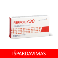 FERFOLIX geležis liposomose N30 (geriausias iki 2024 03 30)
