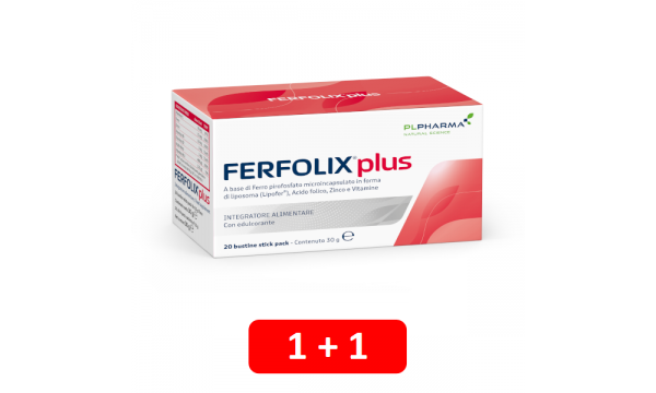 FERFOLIX PLUS mikrokapsuliuota geležis (2 pakuotės už 18.90 EUR)