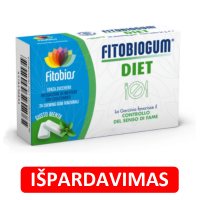 FITOBIOGUM DIET apetito ir svorio kontrolei (išpardavimas) FITOBIOGUM DIET apetito ir svorio kontrolei (išpardavimas)