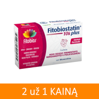FITOBIOSTATIN 10k plus normaliam cholesteroliui palaikyti N30 (2 pakuotės už 21.80 EUR)