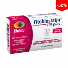 FITOBIOSTATIN 10k plus širdžiai, kraujagyslėms ir cholesterolio kontrolei **