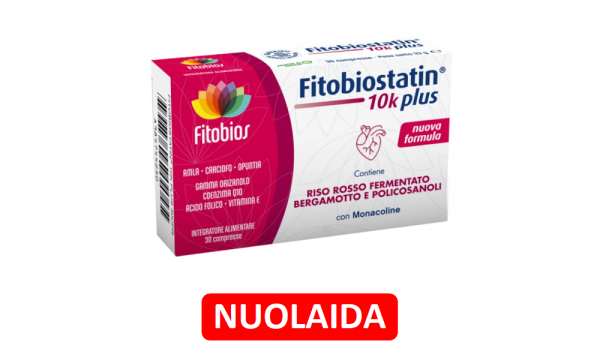 FITOBIOSTATIN 10k plus širdžiai, kraujagyslėms ir cholesterolio kontrolei