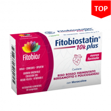 FITOBIOSTATIN 10k plus širdžiai, kraujagyslėms ir cholesterolio kontrolei