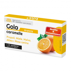 GOLA CARAMELLE apesinų skonio ledinukai gerklei *