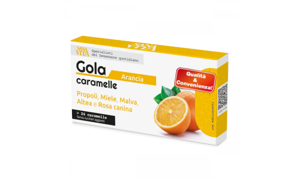 GOLA CARAMELLE apesinų skonio ledinukai gerklei *