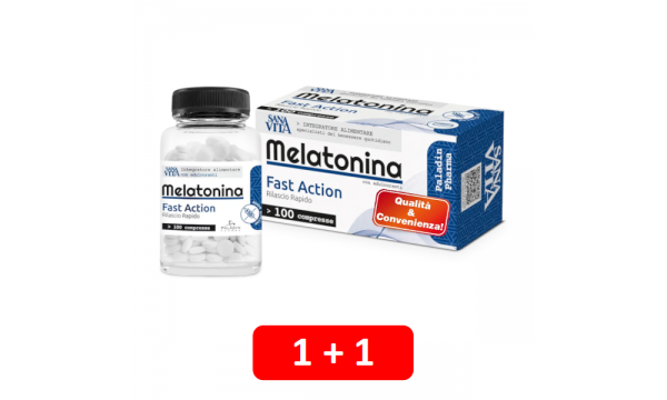 MELATONINA miegui (2 pakuotės už 9.90 EUR)