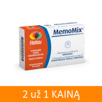 MEMOMIX smegenims ir atminčiai N30 (2 pakuotės už 18.50 EUR)