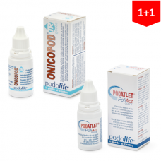 ONICOPOD TR emolientas nagams + PODATLET PoliAct lašai nagams (2 pakuotės už 15.90 EUR)