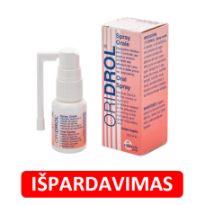 ORIDROL gerklės purškalas (išpardavimas)
