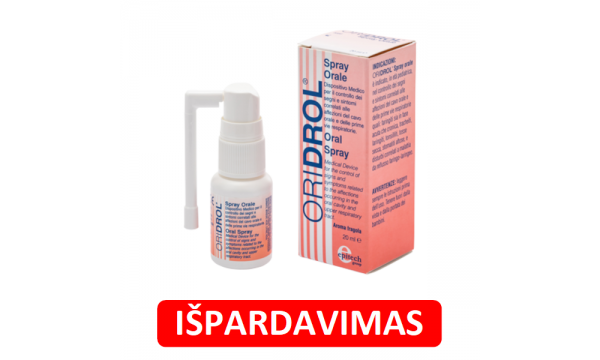 ORIDROL gerklės purškalas (išpardavimas)