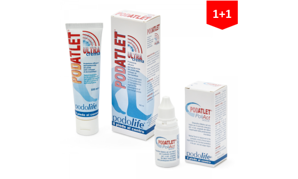 PODATLET ultra kremas pėdoms + PODATLET PoliAct lašai nagams (2 pakuotės už 17.90 EUR) PODATLET ultra kremas pėdoms + PODATLET PoliAct lašai nagams (2 pakuotės už 17.90 EUR)