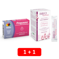 PROPAUSA moterims + EQUODONNA su bioaktyviu kolagenu (2 pakuotės už 25.90 EUR)