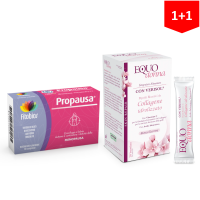 PROPAUSA moterims + EQUODONNA su bioaktyviu kolagenu (2 pakuotės už 29.90 EUR)