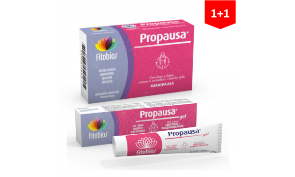 PROPAUSA moterims + PROPAUSA gelis (2 pakuotės už 27.90 EUR)