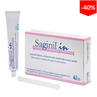 SAGINIL vaginalinis gelis 60 ml + 10 kaniulių SAGINIL vaginalinis gelis 60 ml + 10 kaniulių