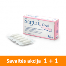 SAGINIL ovulės moterims (2 pakuotės už 18.01 EUR)