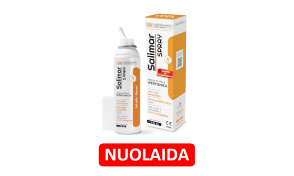 SALIMAR hipertoninis nosies purškalas su jūros vandeniu SALIMAR hipertoninis nosies purškalas su jūros vandeniu