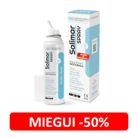 SALIMAR izotoninis nosies purškalas su jūros vandeniu