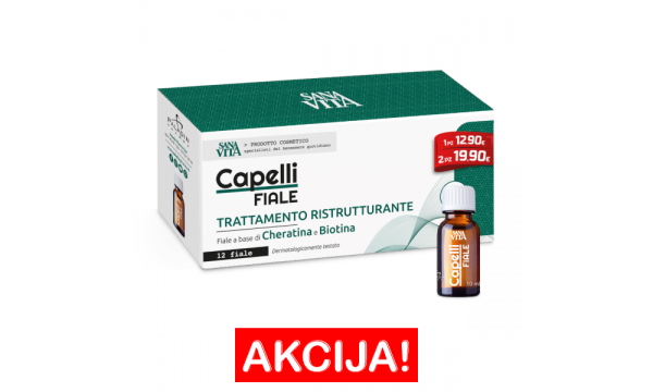 SANAVITA CAPELLI buteliukai plaukams