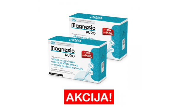 SANAVITA MAGNESIO magnis+B6+B1 (2 pakuotės už 9.90 EUR)