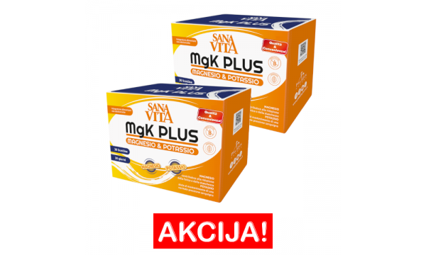SANAVITA MgK PLUS (2 pakuotės už 12,90 EUR)