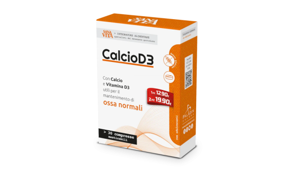 SANAVITA CALCIO D3 kalcis su vitaminu D *