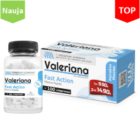 VALERIANA nervų sistemai *