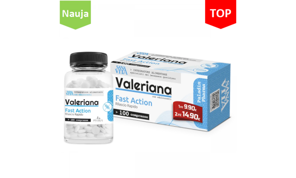 VALERIANA nervų sistemai *