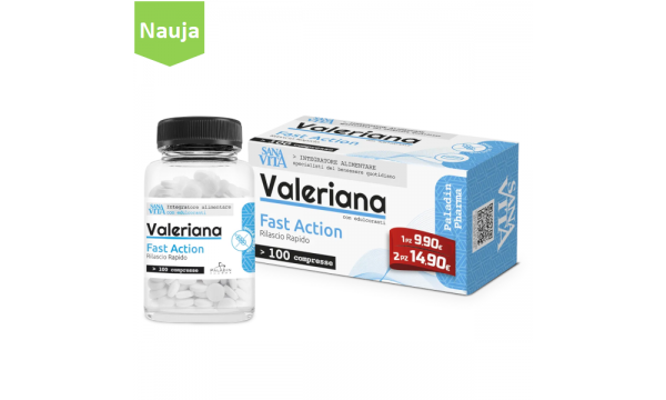 VALERIANA nervų sistemai