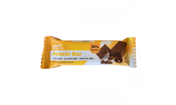 VITALITY PROTEIN BAR baltyminis batonėlis juodojo šokolado skonio